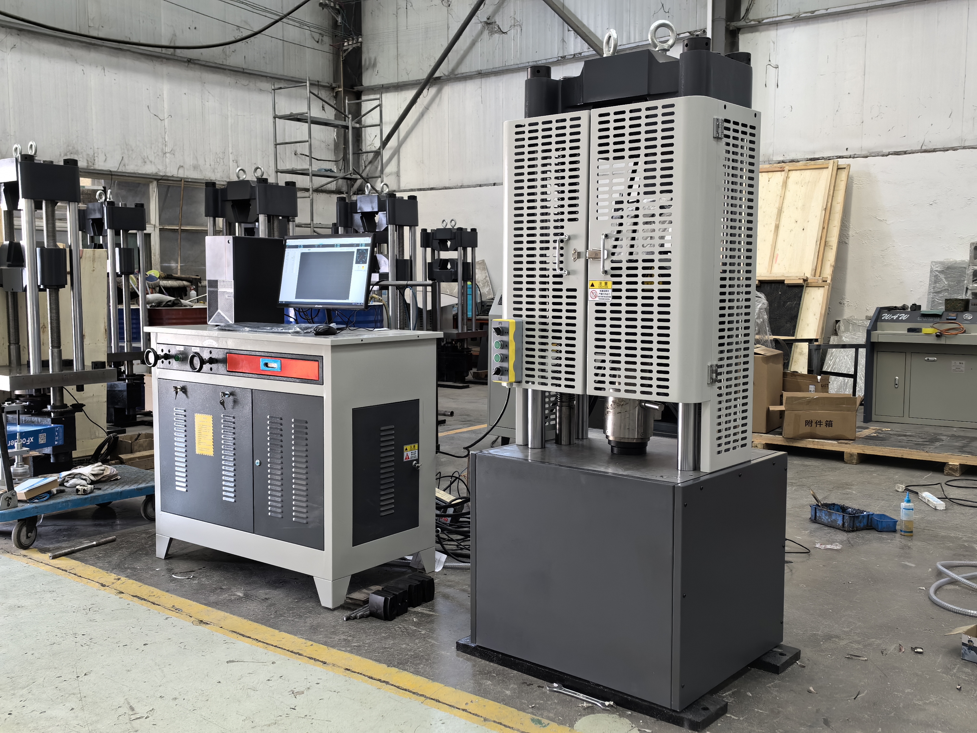 WAW-600E microcomputer controlled electro-hydraulic servo universal testing machine