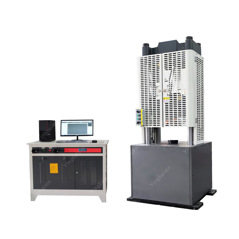 WAW-600E microcomputer controlled electro-hydraulic servo universal testing machine