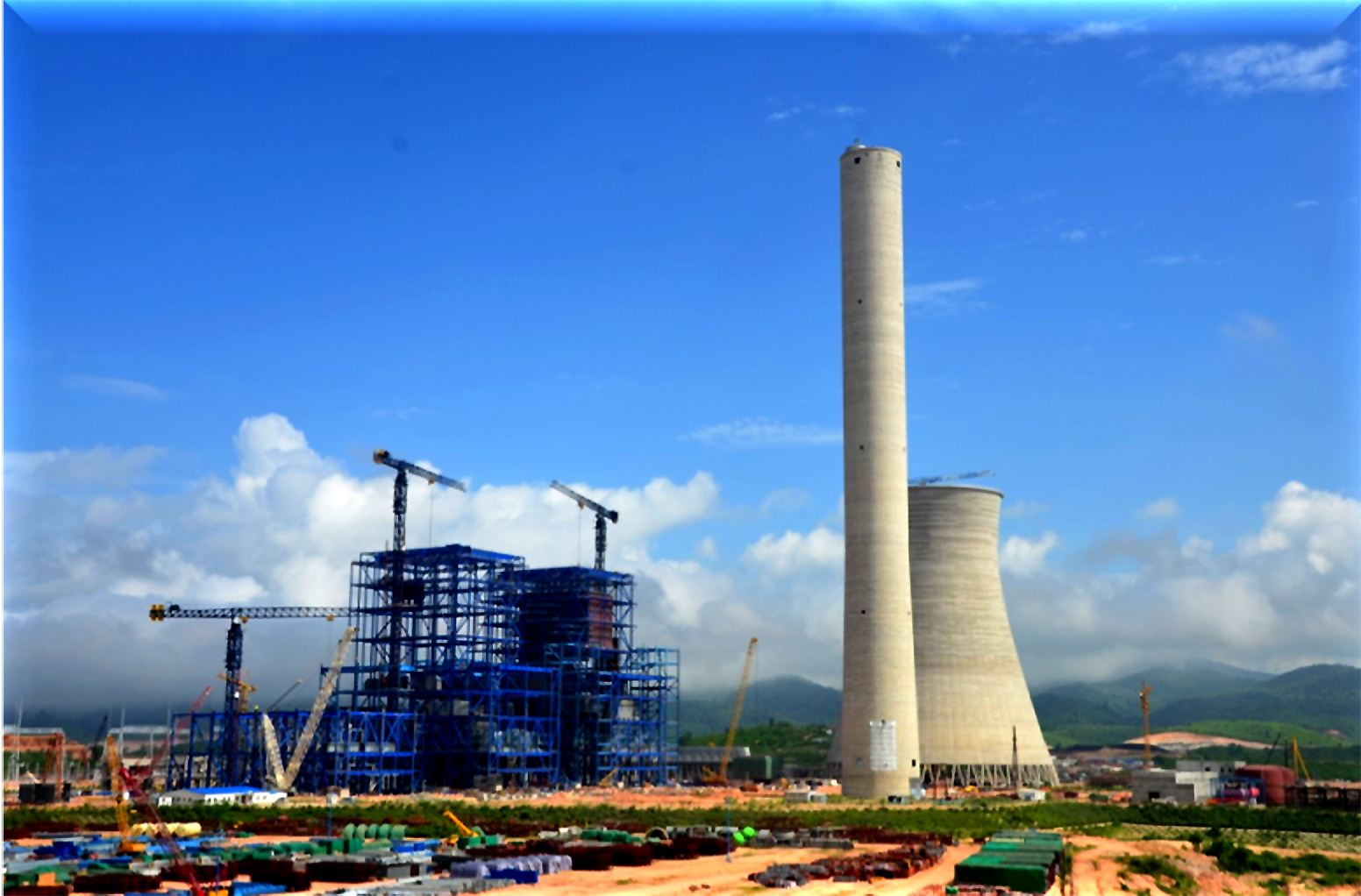 Hang Kou coal-fired power station in Hongsha, Laos