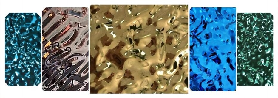 Water Ripple Stainless Steel Plates