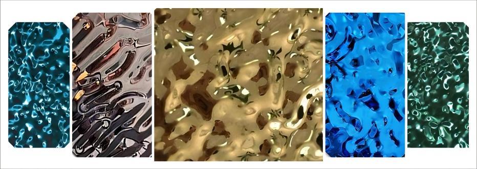 Water Ripple Stainless Steel Decorative Sheet