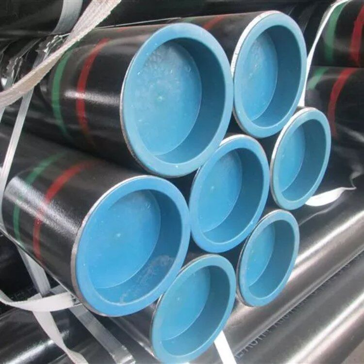 ASTM A106 API 5L Sch 40 Black Painted Steel Seamless Pipe