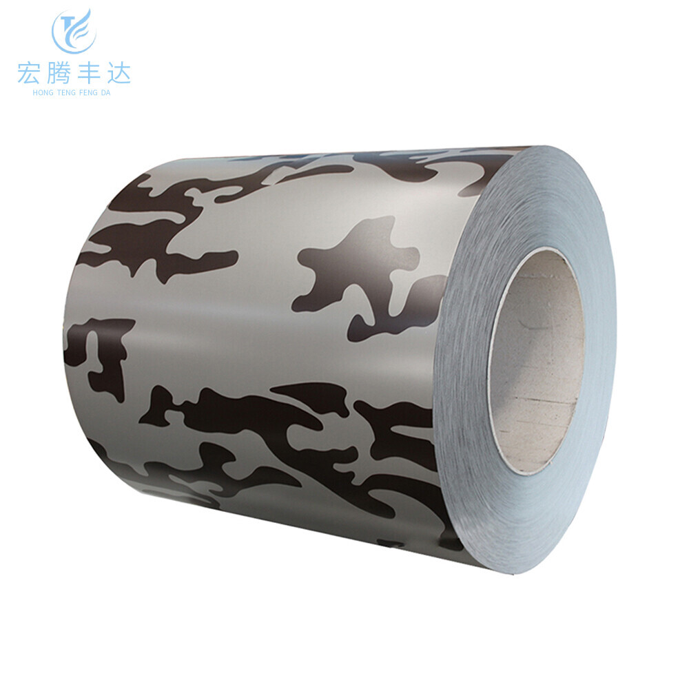 Printed color coated roll