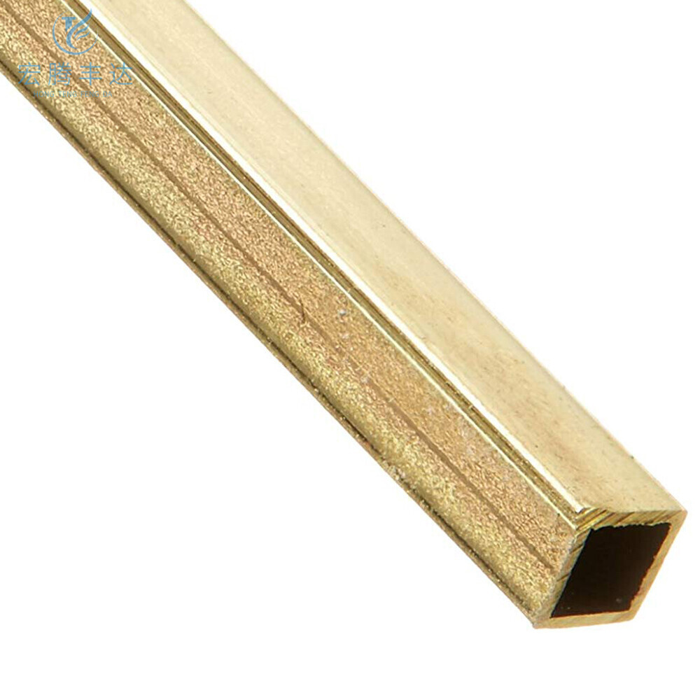 Brass square pipe