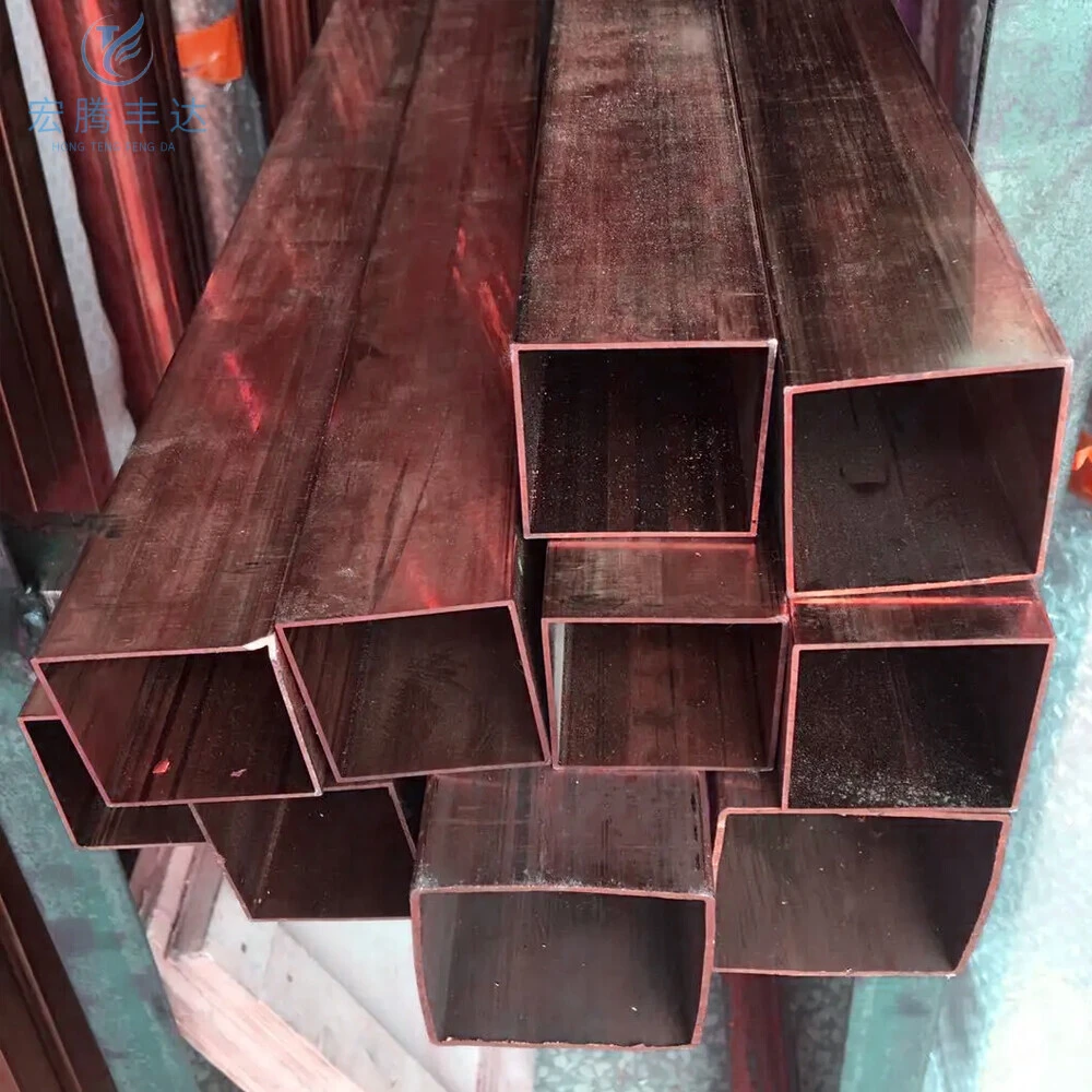 Copper square pipes