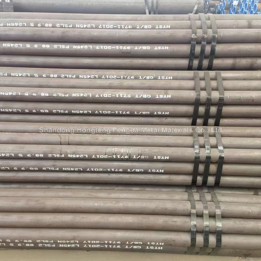 High Quality Black  Steel Tubing ASTM A283 A36 MS Steel Welded Carbon Pipe for Building Material