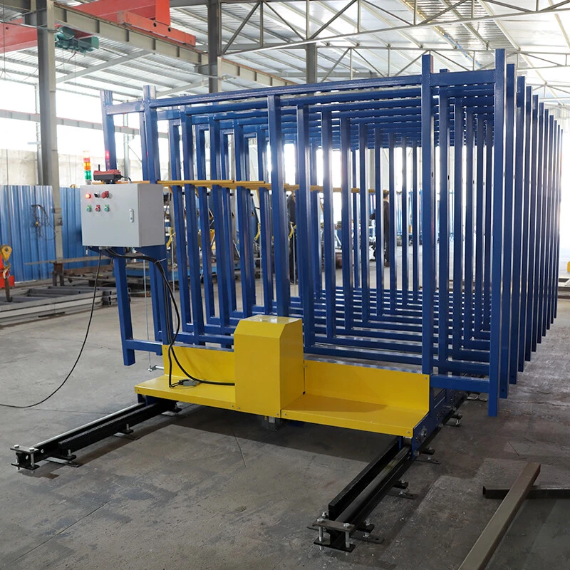 Glass material storage system