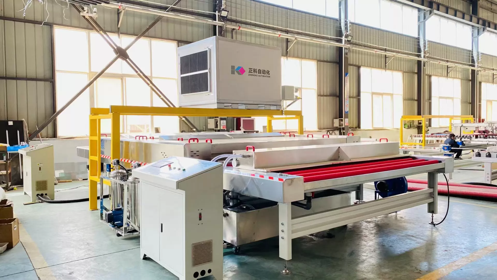Glass Horizontal washing line  ZK-CNC-2500