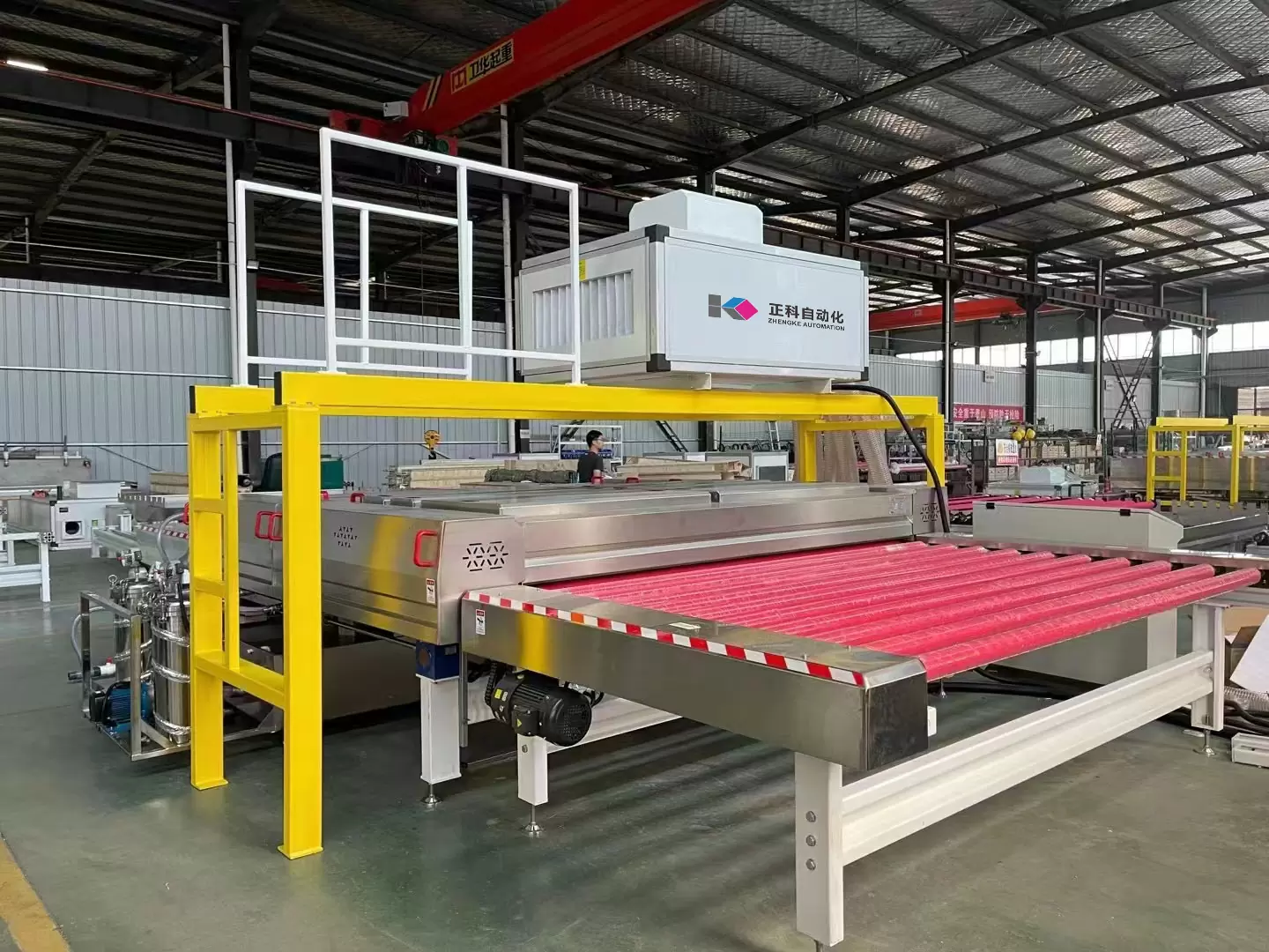 Glass Horizontal washing line  ZK-CNC-2500