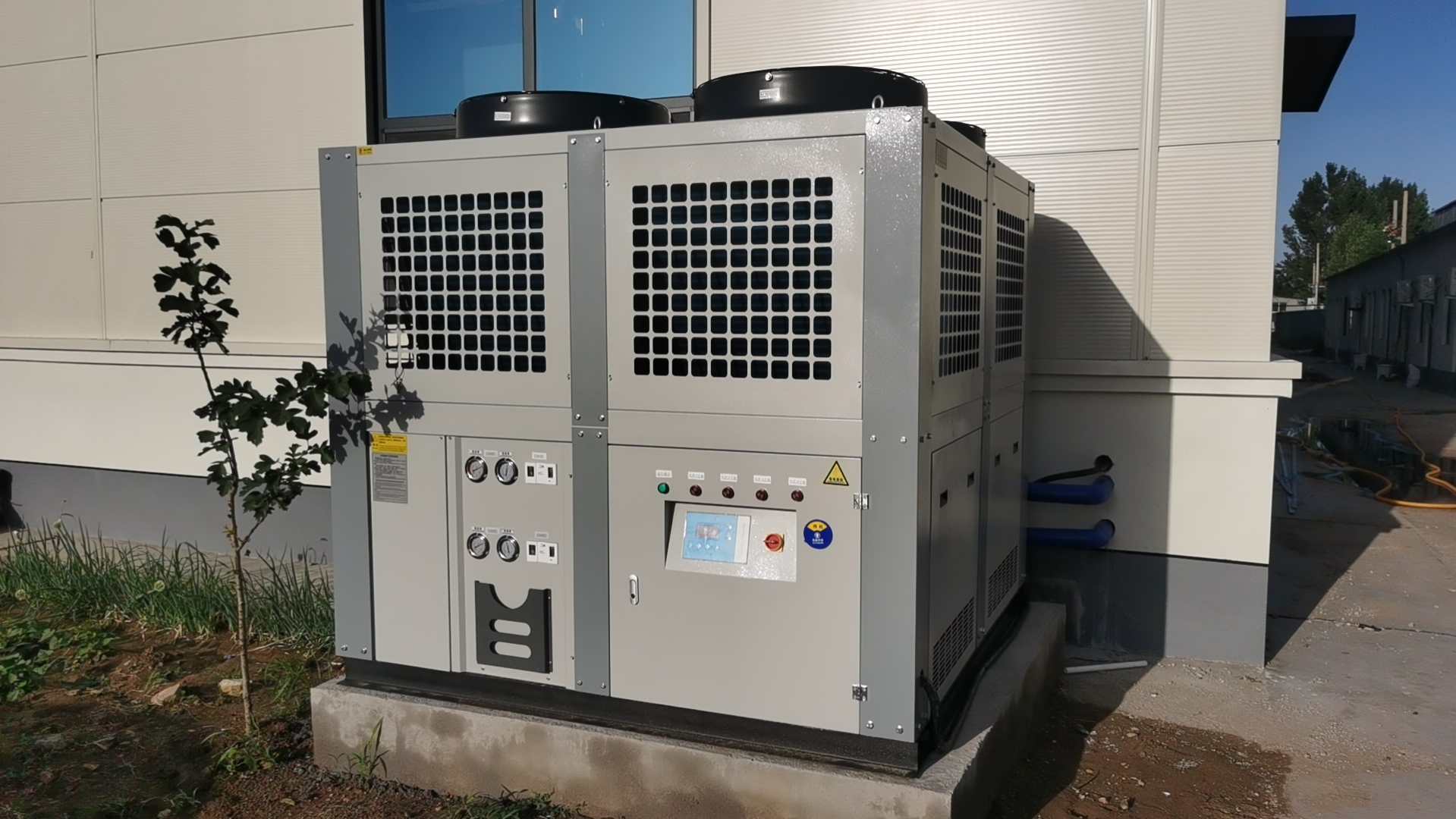 How to installation the air cooled chiller