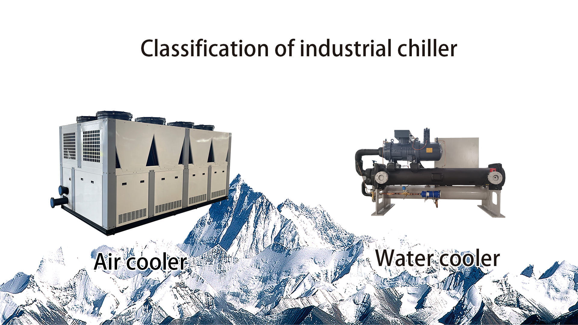 The difference between air cooled chiller and water cooled chiller