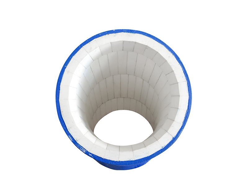 Труба с керамическим покрытием из глинозема