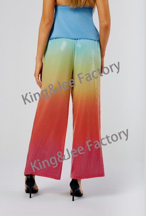 Gradient Sequin Pants