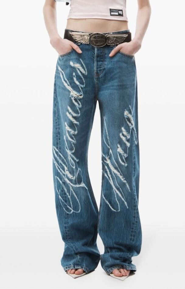 fashion denim pants