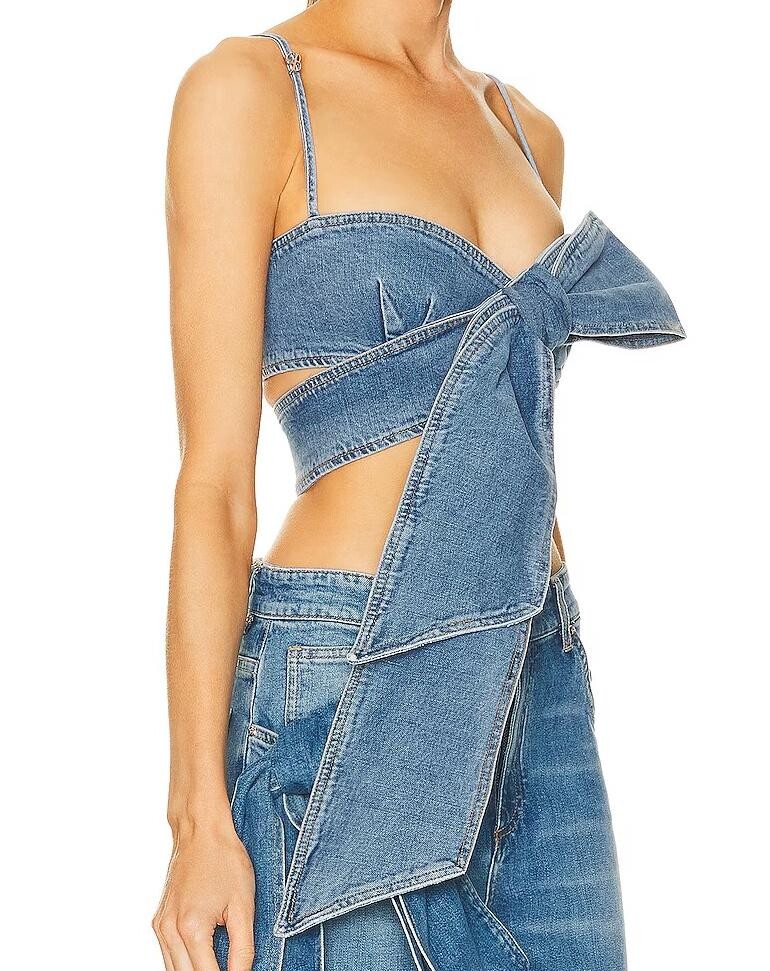 women's denim bust