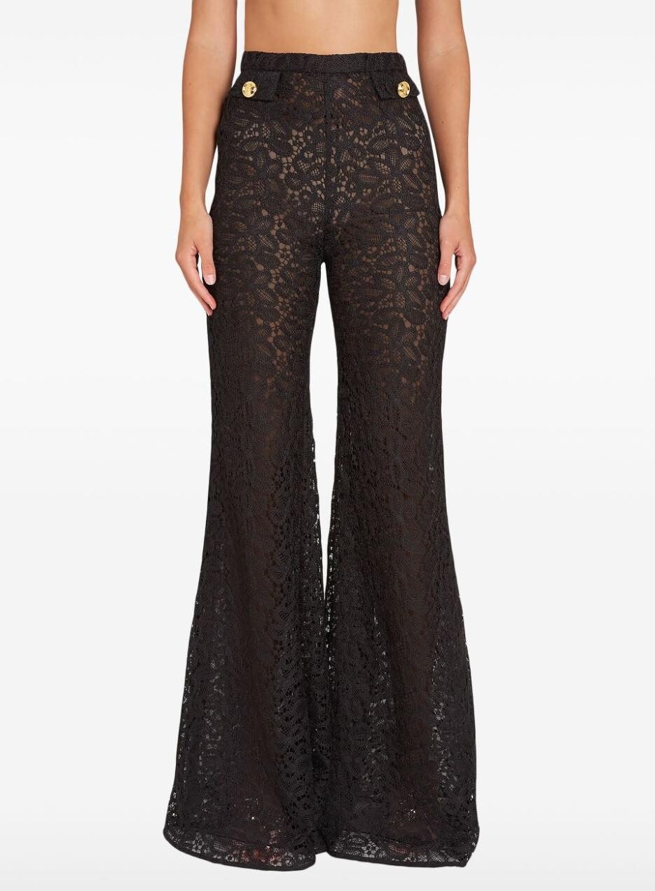 Women's fashion Lace Flared Pants