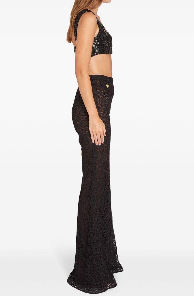 Women's fashion Lace Flared Pants