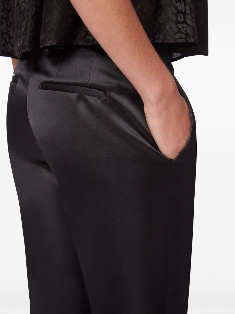 Women's Satin Flared Pants