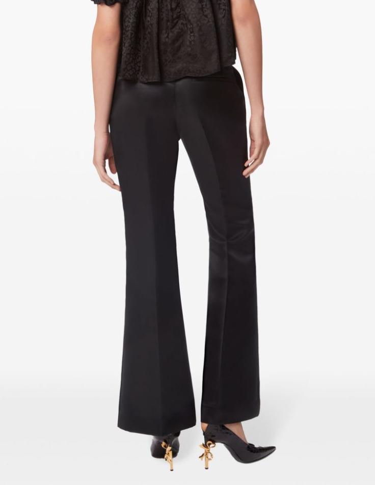 Women's Satin Flared Pants