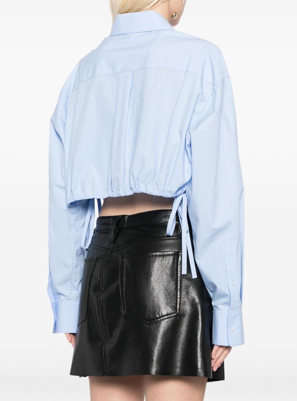 Rhinestone Embellished Short Top