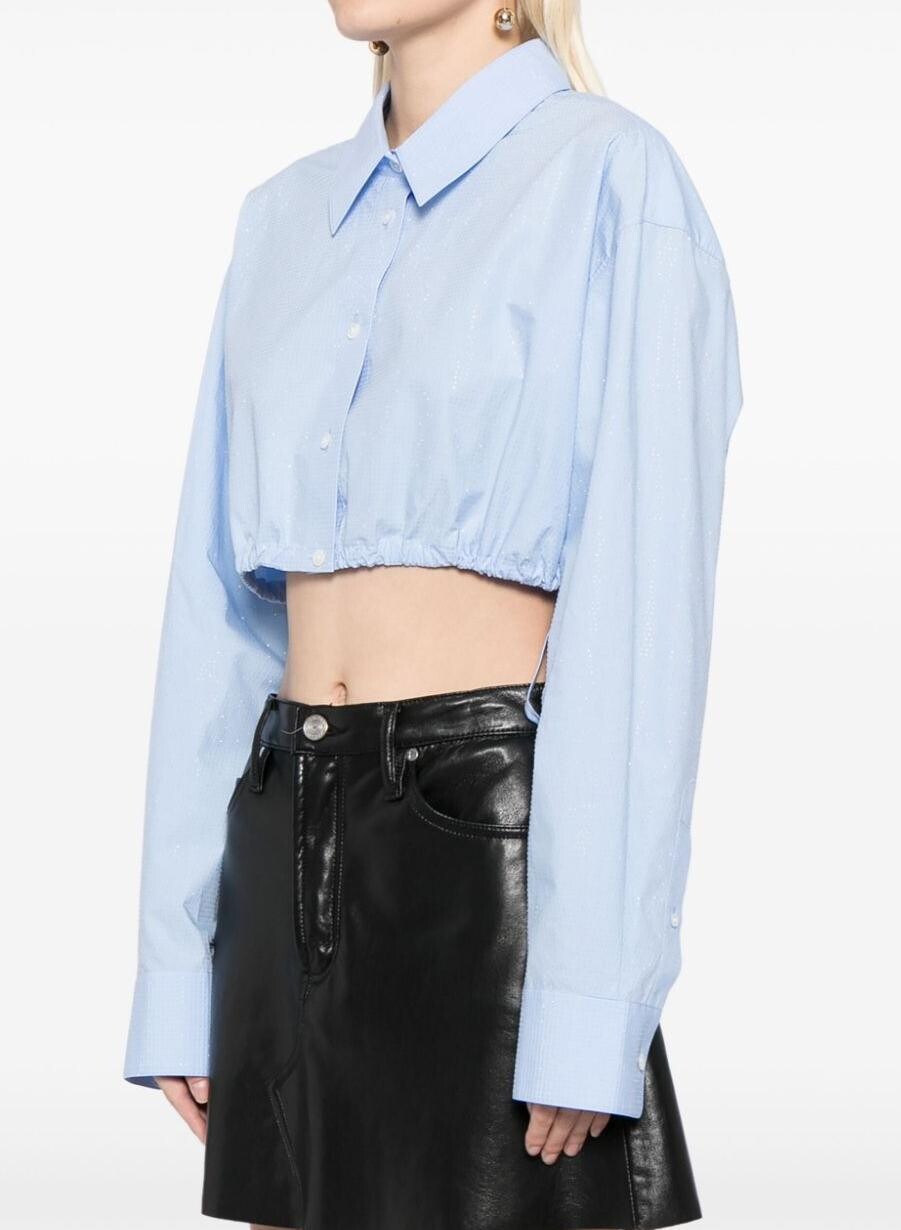 Rhinestone Embellished Short Top