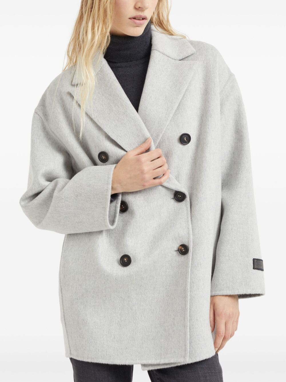Cashmere Double-breasted Coat