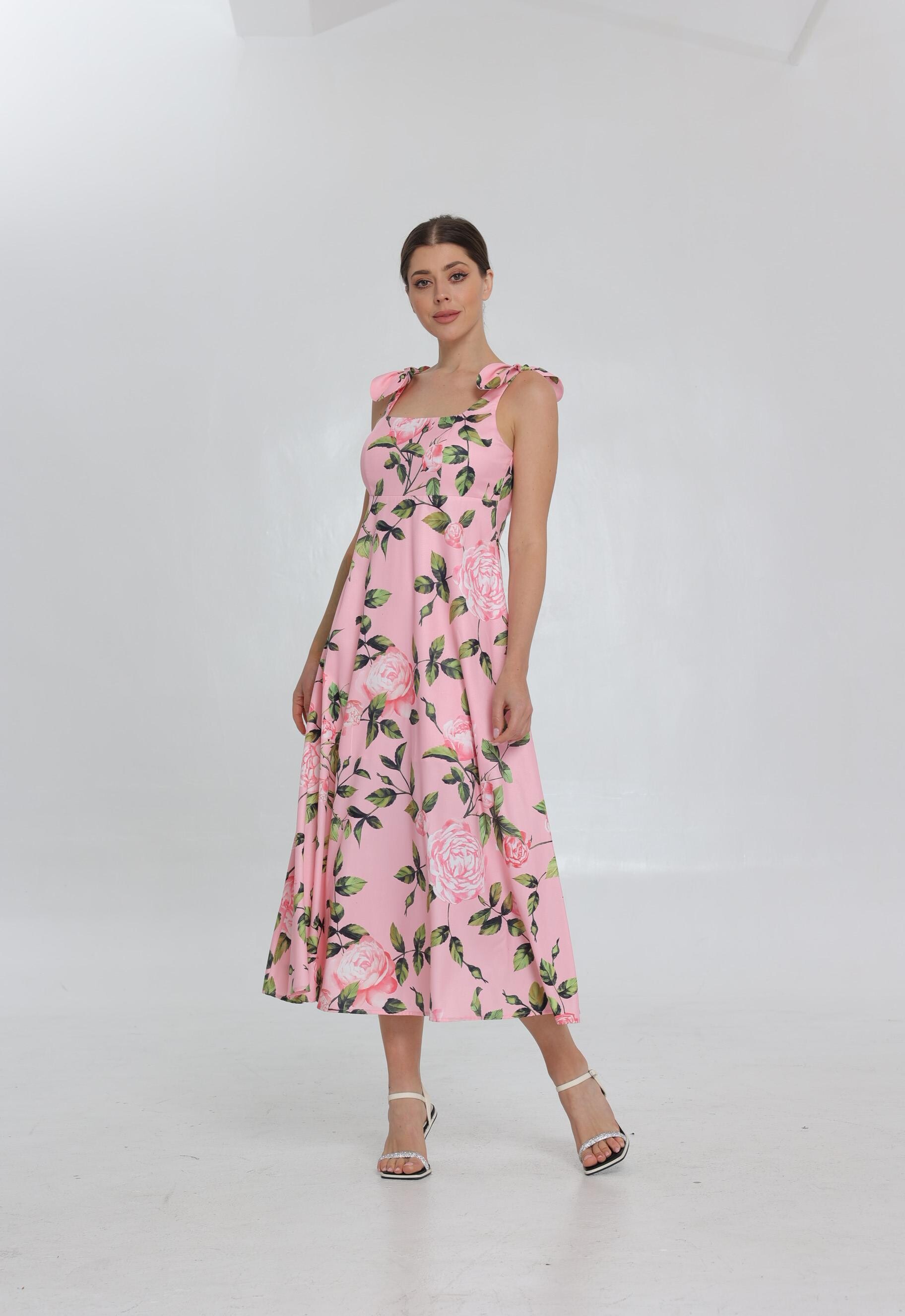 SS25 Women's fashion Printed Maxi Dress
