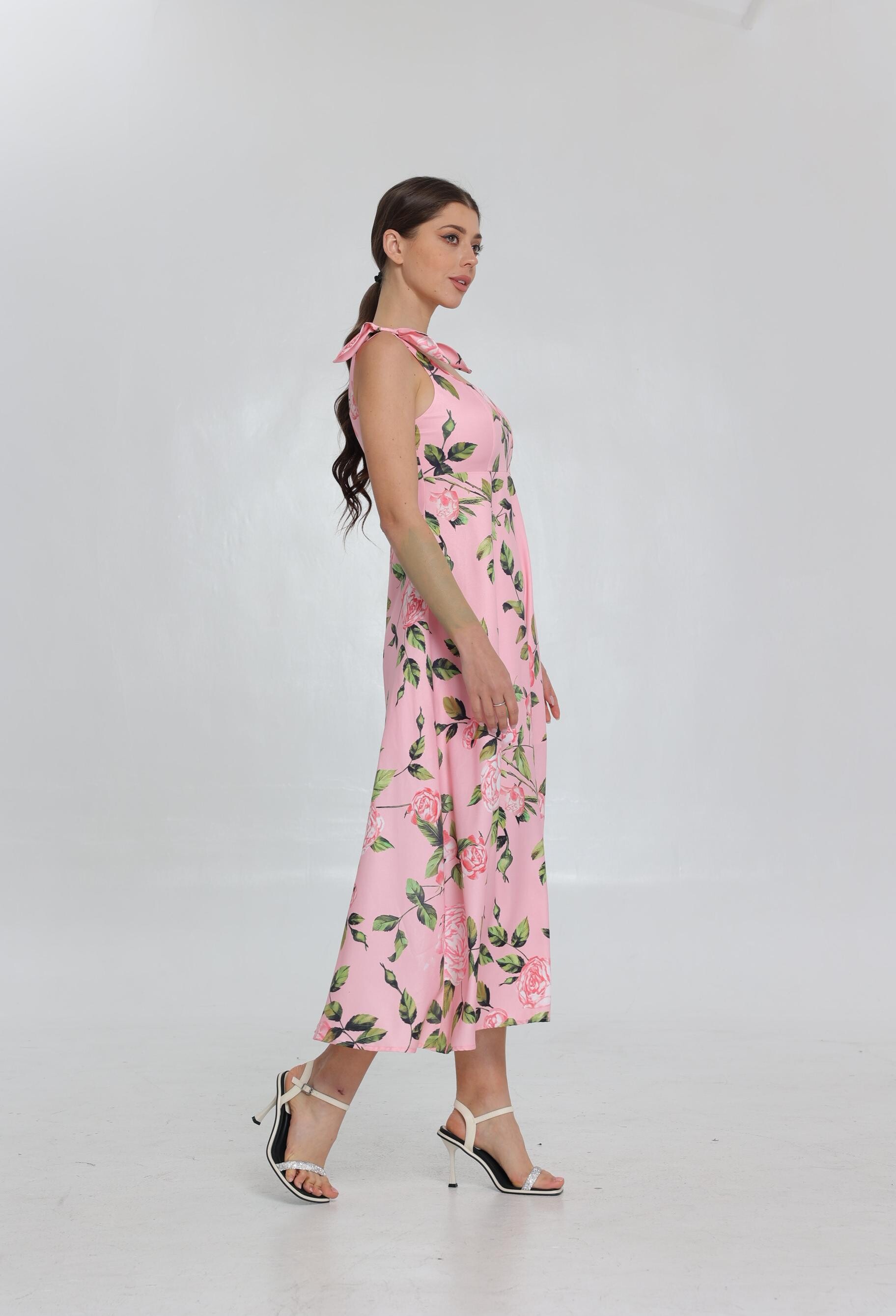 SS25 Women's fashion Printed Maxi Dress