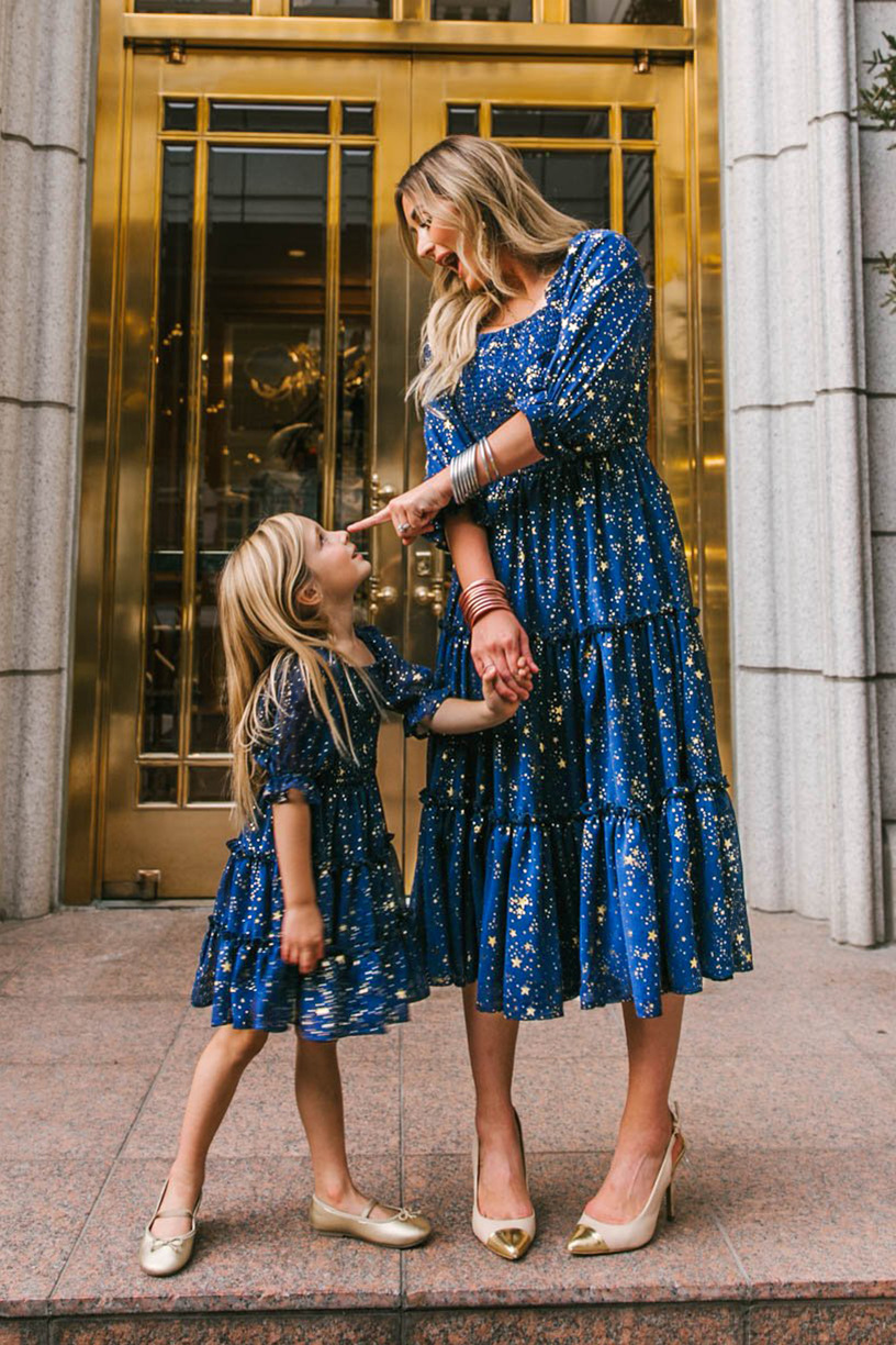 Floral family dress