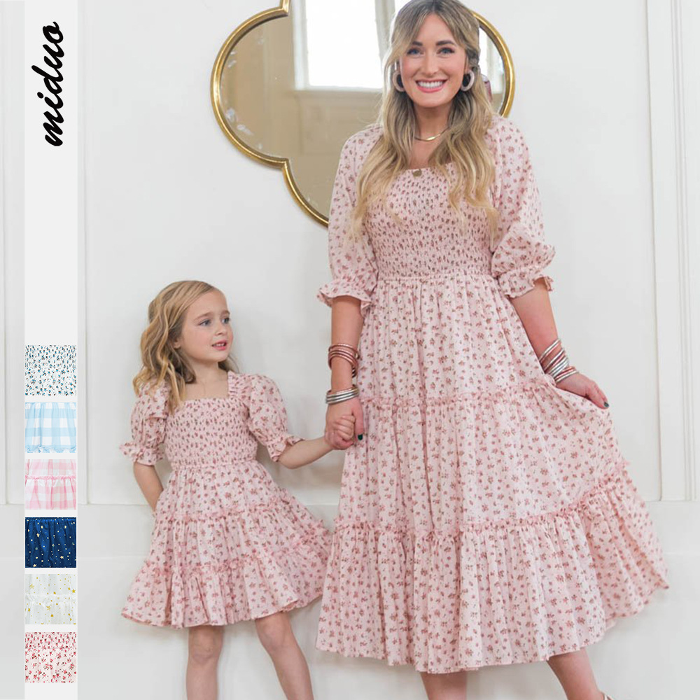 Floral family dress