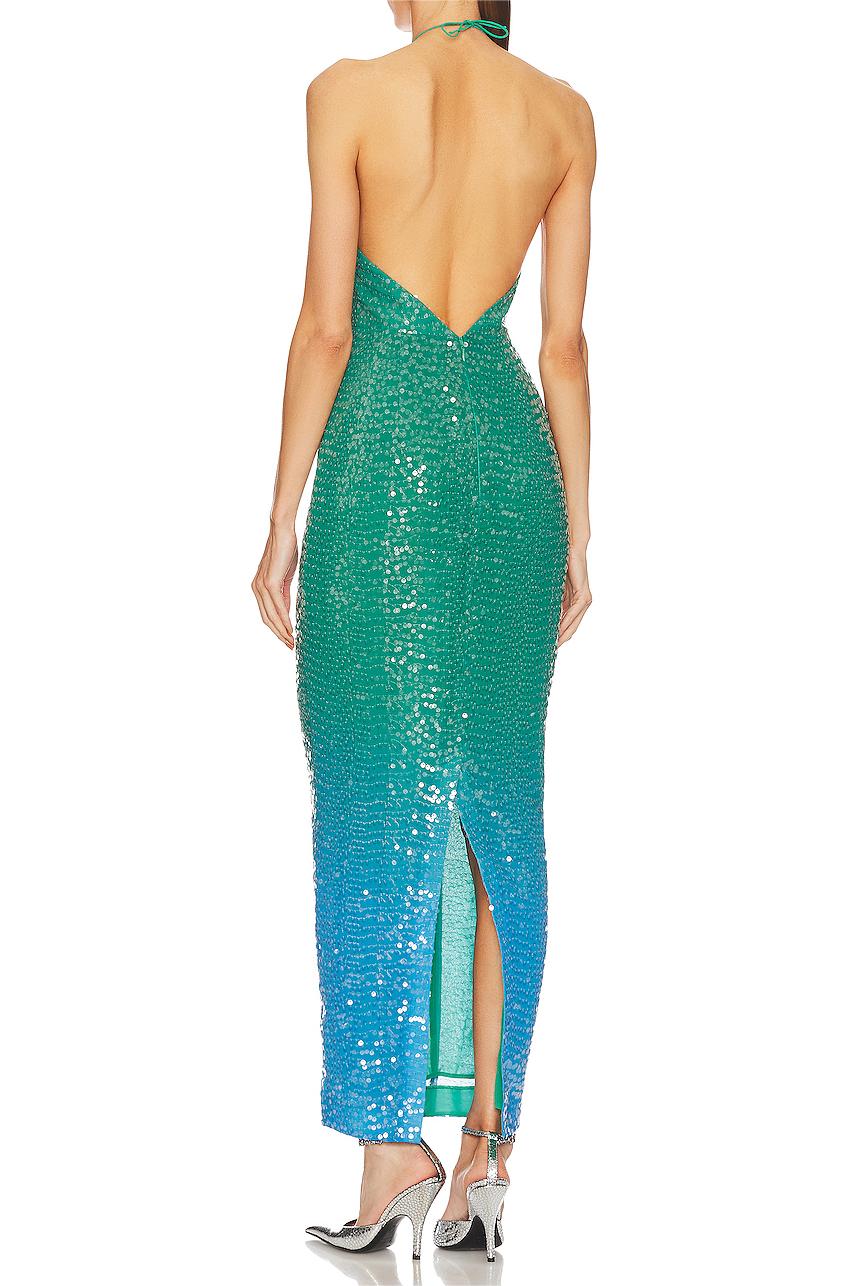 Sequin gradient dress
