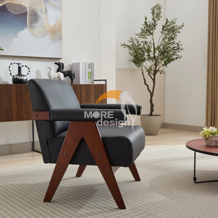 Wooden hotel armchair-MD-HA0005