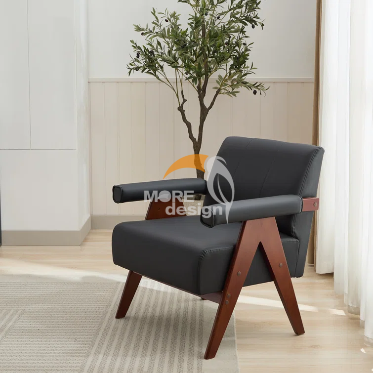 Wooden hotel armchair-MD-HA0005