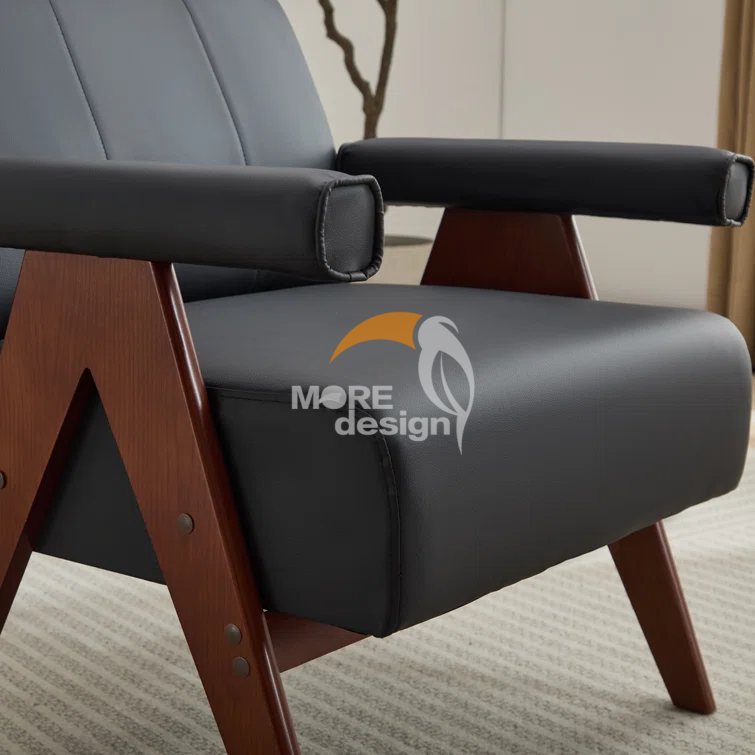 Wooden hotel armchair-MD-HA0005