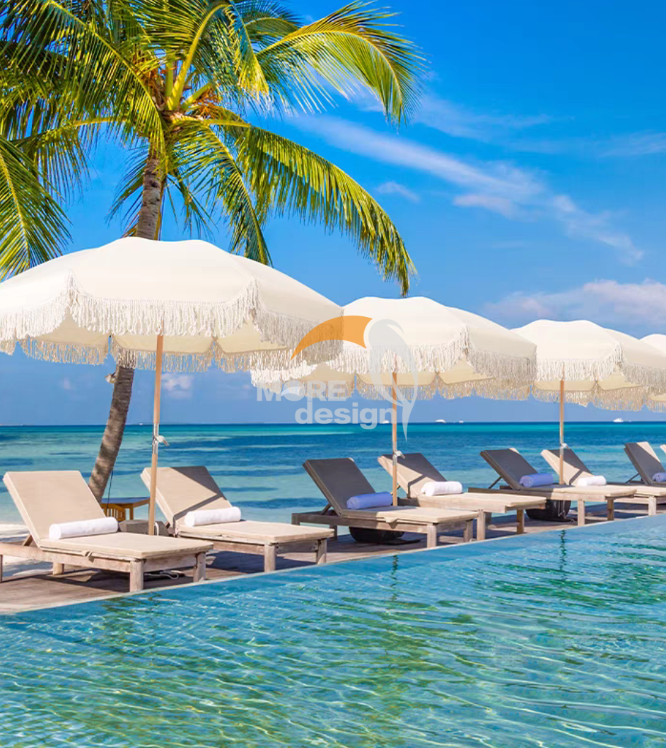 Stainless Steel beach umbrella-MD-BU0005