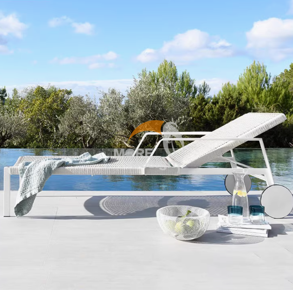 Stainless Steel beach sunbed-MD-BPS0061