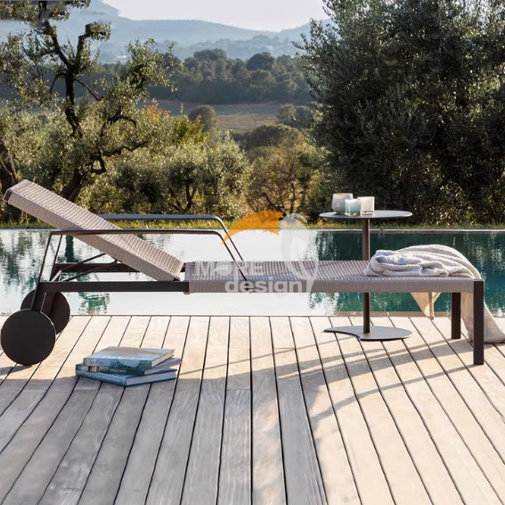 Stainless Steel beach sunbed-MD-BPS0061