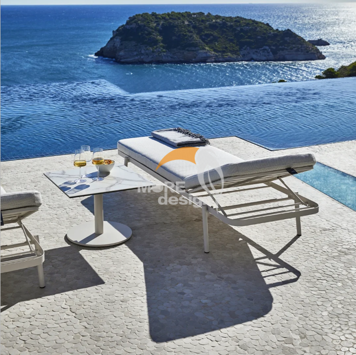 Stainless Steel beach sunbed-MD-BPS0064