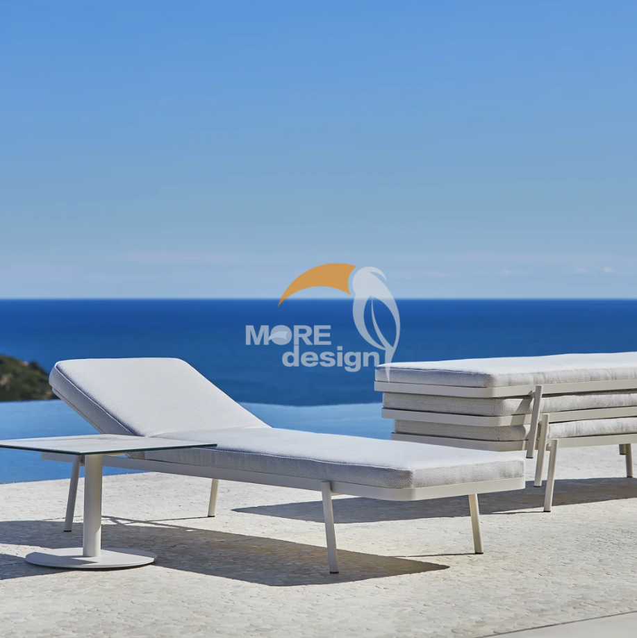 Stainless Steel beach sunbed-MD-BPS0064