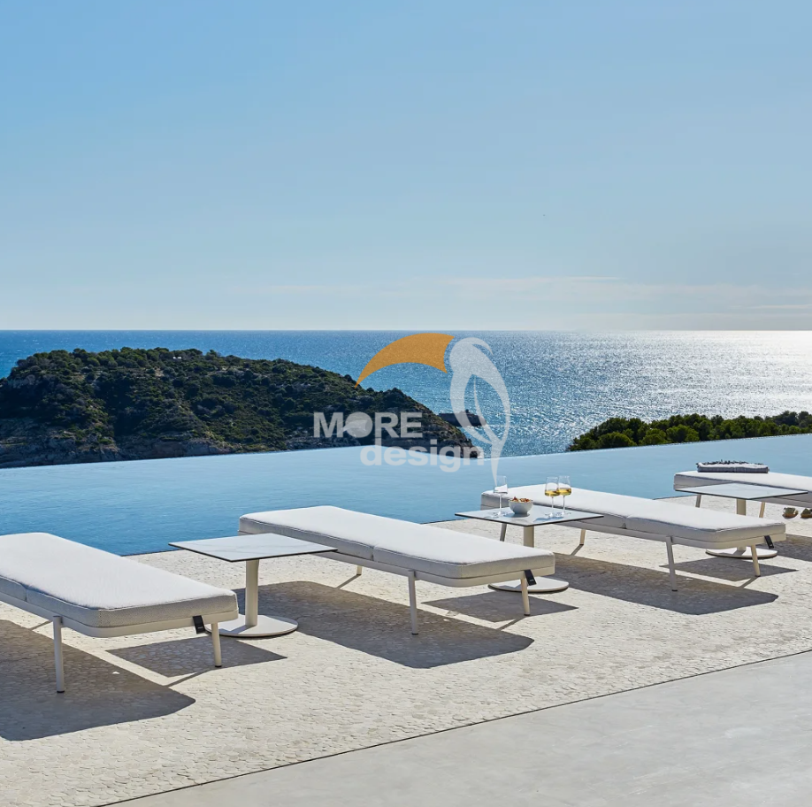 Stainless Steel beach sunbed-MD-BPS0064