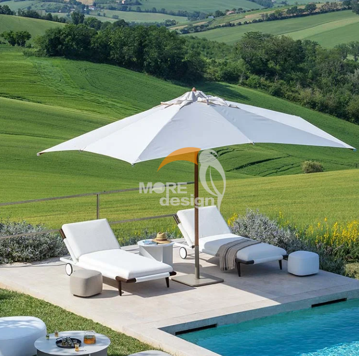 Stainless Steel beach sunbed-MD-BPS0063