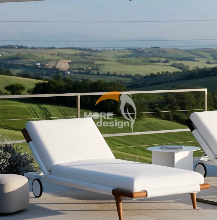 Stainless Steel beach sunbed-MD-BPS0063