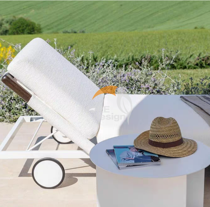 Stainless Steel beach sunbed-MD-BPS0063