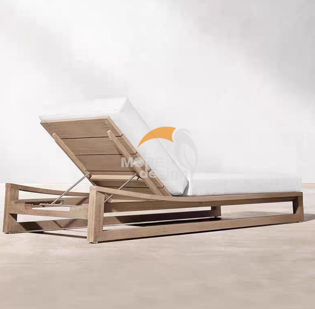 Wooden beach sunbed-MD-BPS0062