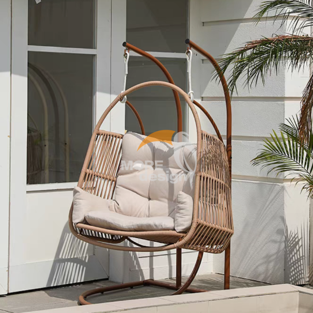 PE rattan beach swing-MD-BS0002