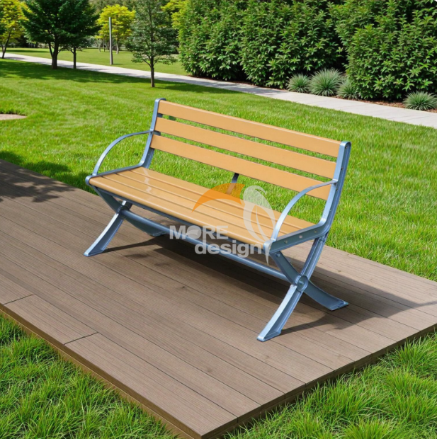 Stainless Steel garden bench-MD-GB0025