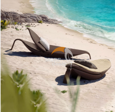 Rattan beach sunbed-MD-BPS0049