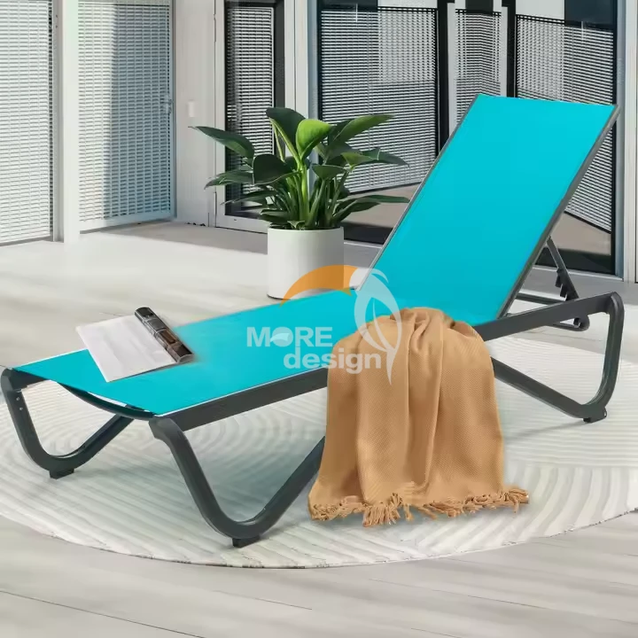 Stainless Steel beach sunbed-MD-BPS0013