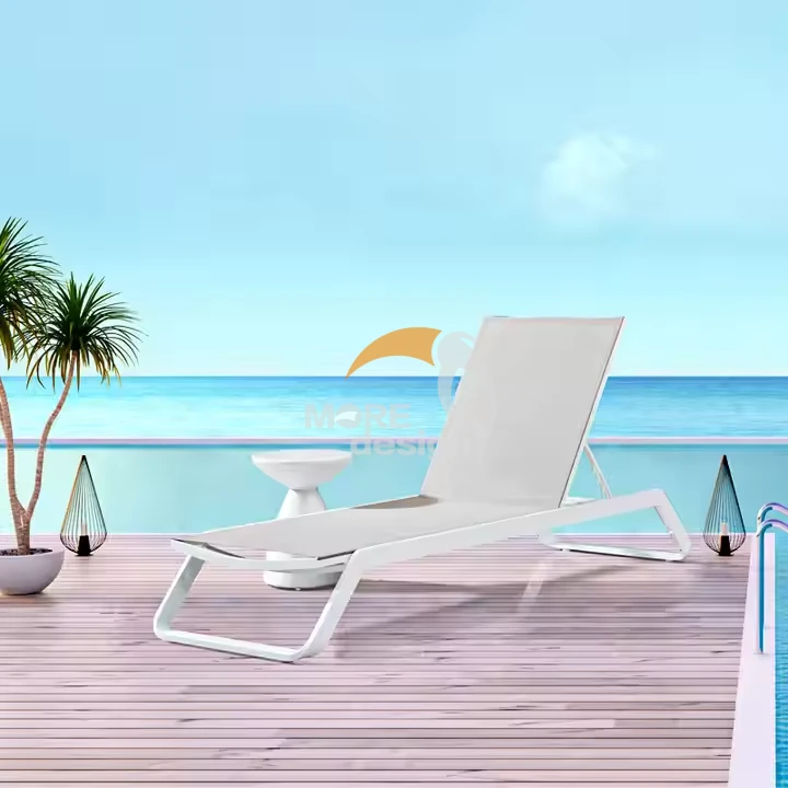 Stainless Steel beach sunbed-MD-BPS0013