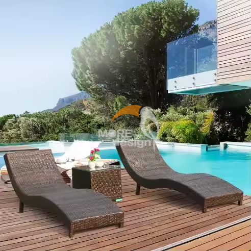 Rattan beach sunbed-MD-BPS0056